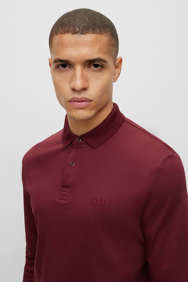 POLO ΜΠΛΟΥΖΑ BOSS - 654 ΜΠΟΡΝΤΩ